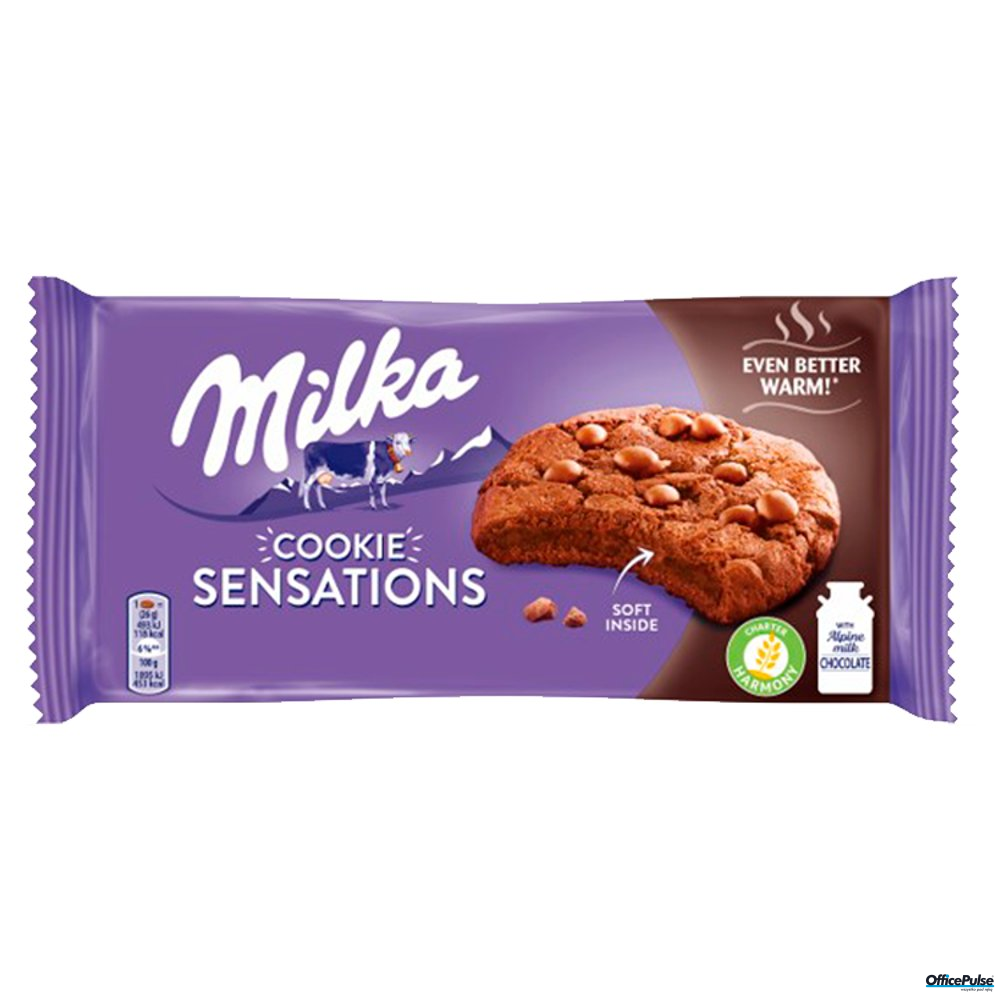 CIASTKA MILKA SENSATION SOFT INSIDE CHOCO 156g kakaowe